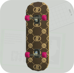 スケートボードデボンモノグラム画像