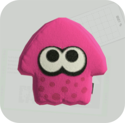 イカクッションピンク画像