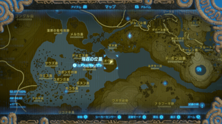 森人の弓のマップ