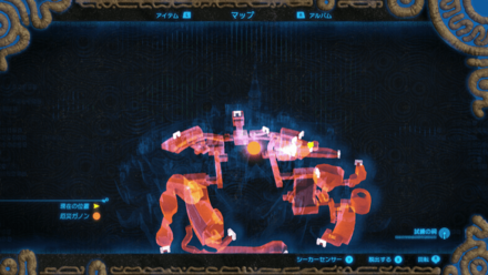 ハヤブサの弓のマップ