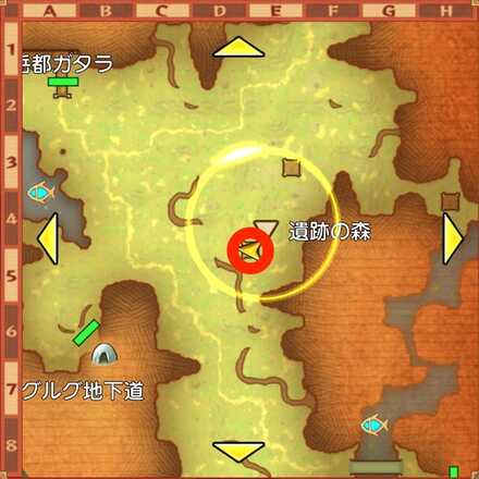 仕掛けの場所マップ