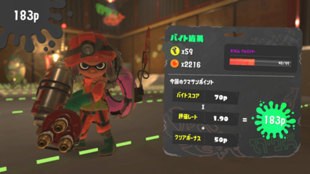 報酬ポイントの計算例