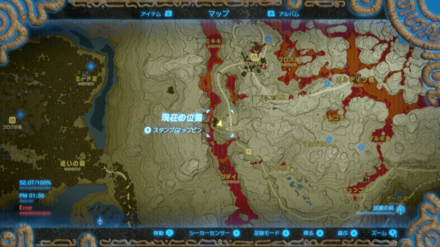 鋼鉄リザルボウのマップ