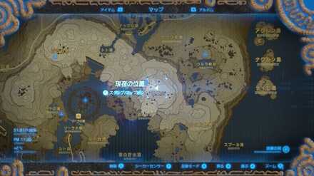 ライネルの弓のマップ