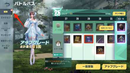 ダイヤ：バトルパス