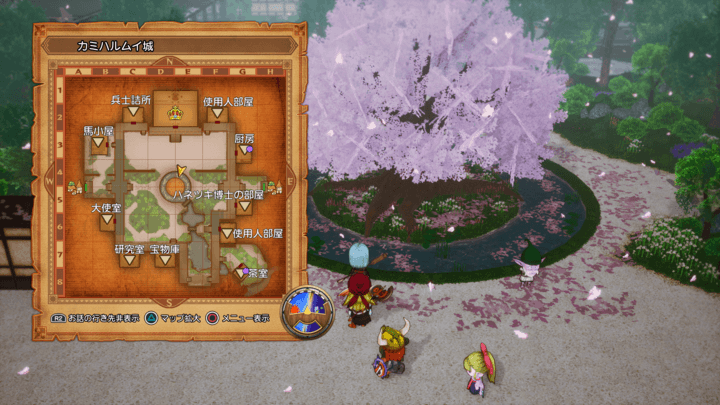 カミハルムイ城マップ