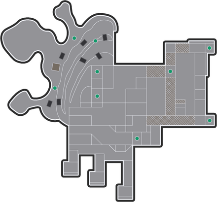 シェケナダム干潮時マップ