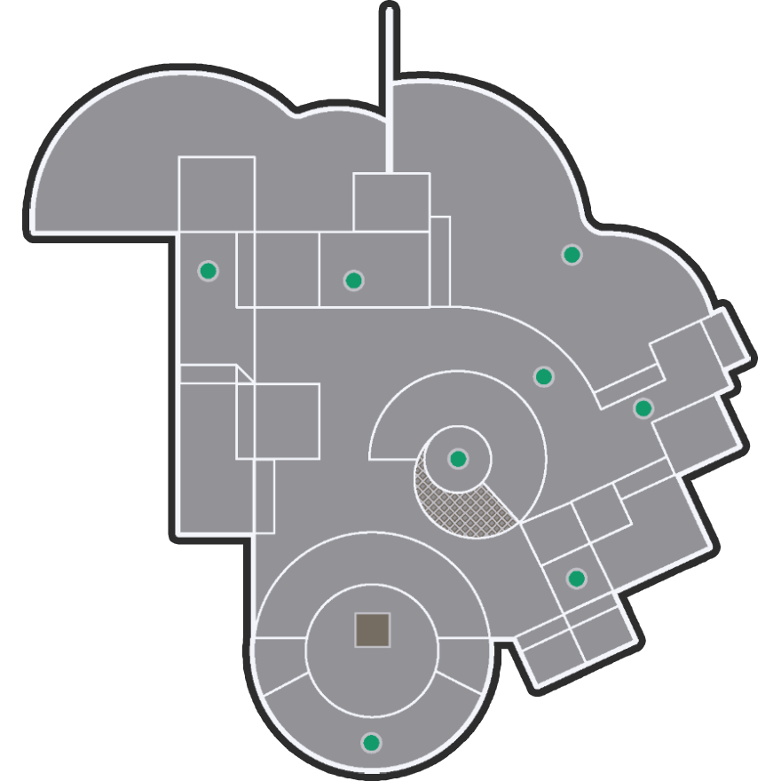 アラマキ砦通常時マップ