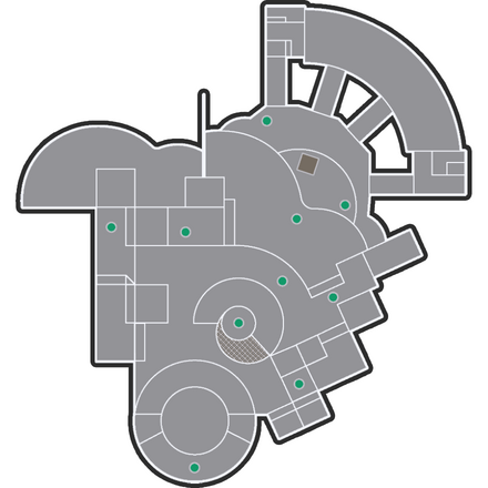 アラマキ砦干潮時マップ