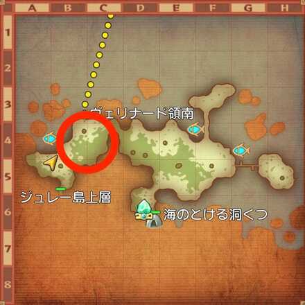 タコメットの場所マップ