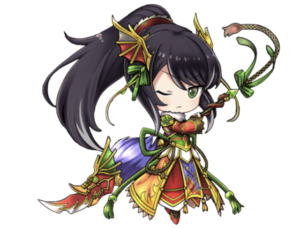 討炎の関羽の覚醒前イラスト