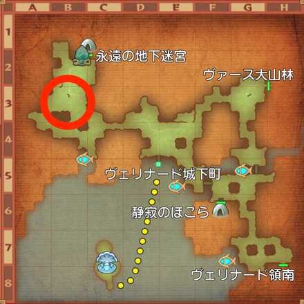 デッドペッカーの場所