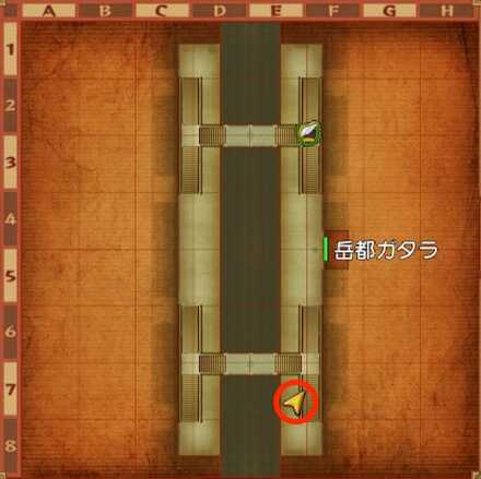 岳都ガタラちいさなメダル入手マップ