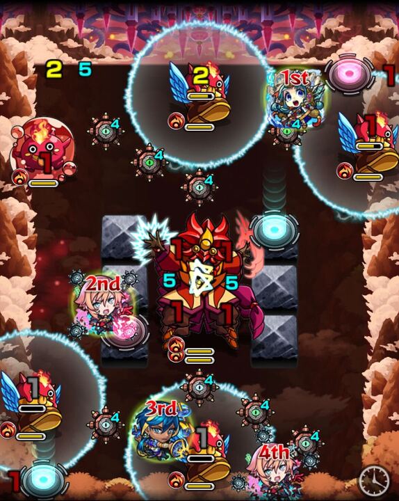 ステージ2魔道士移動後