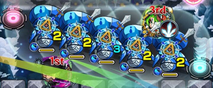 敵に触れるたびに攻撃力がアップする