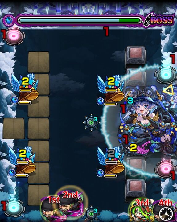 水パンデモニウムボス1クロスドクロ処理後