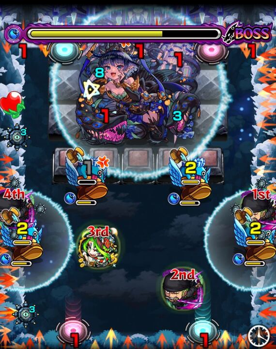 水パンデモニウムボス3クロスドクロ処理後