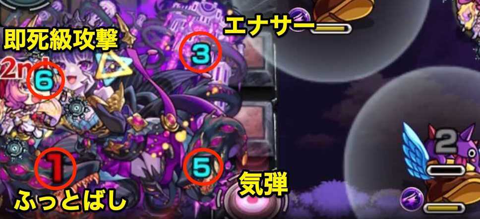 闇パンデモニウム ボス2 攻撃パターン