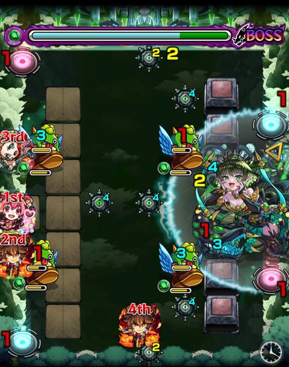 木パンデモニウムボス1クロスドクロ処理後