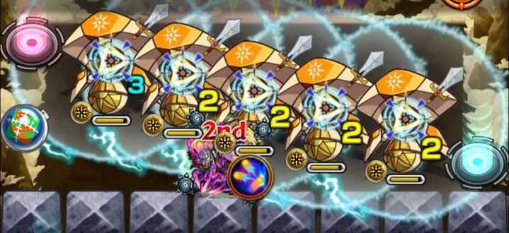 敵に触れるたび攻撃アップ