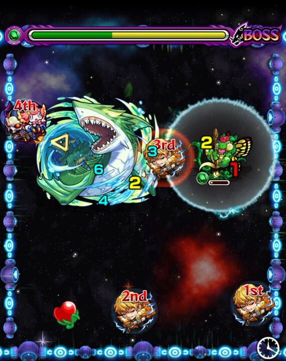 ミズチボス2敵移動後