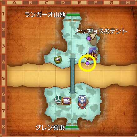 ホウガイの場所