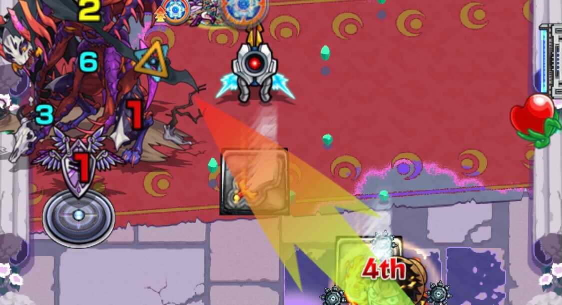 複数の剣パネルを踏んで挟まる