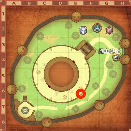 くつろぎカフェタイムの受注場所マップ