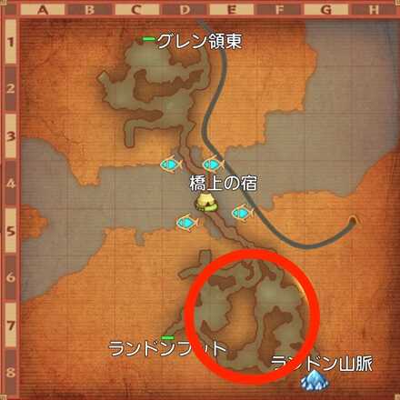 たてまじんの場所マップ