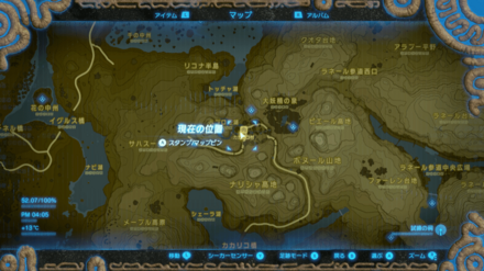 ナベのフタのマップ