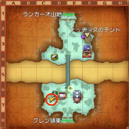 獅子門ちいさなメダル入手マップ