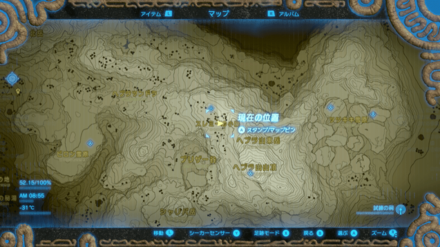 風凧の盾のマップ