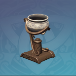 「清香良薬の吊り釜」の画像