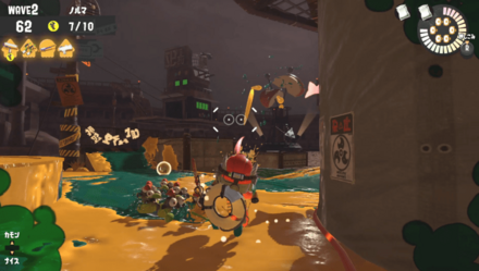 ターゲット以外の人がグリルとコジャケを攻撃する