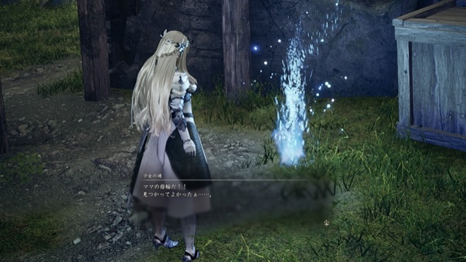 フィールドにいる魂から話を聞く