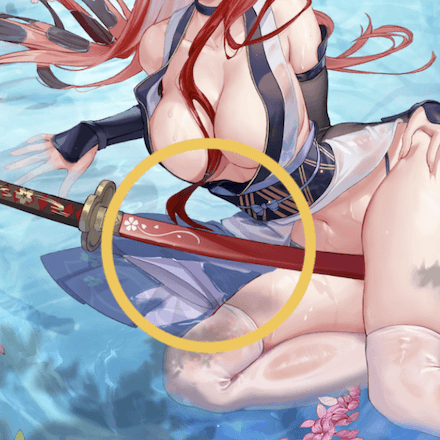 少女廻戦の東君のタップする場所