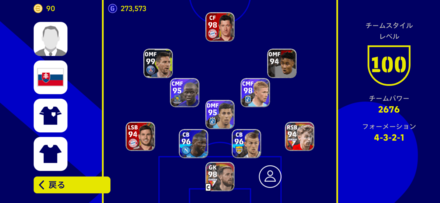 4-3-2-1(OMFワイド型)のフォーメーション画像