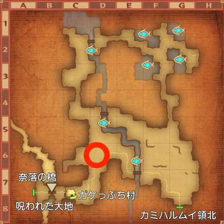 メタルハンターの場所マップ