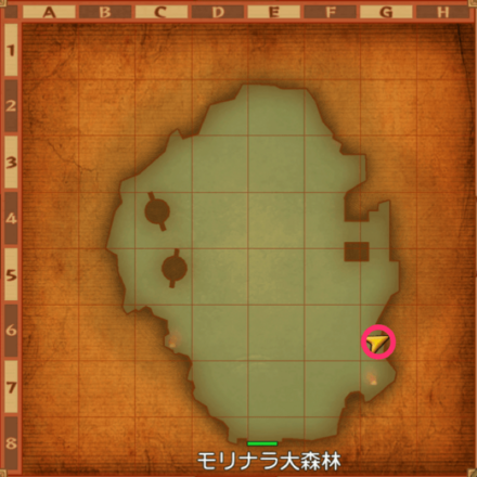 モリナラ大森林ちいさなメダル入手マップ