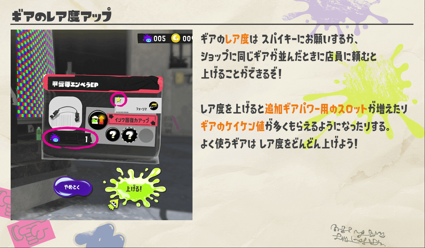 ギアレア度アップ