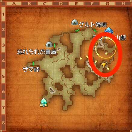 ランドンフットのマップ