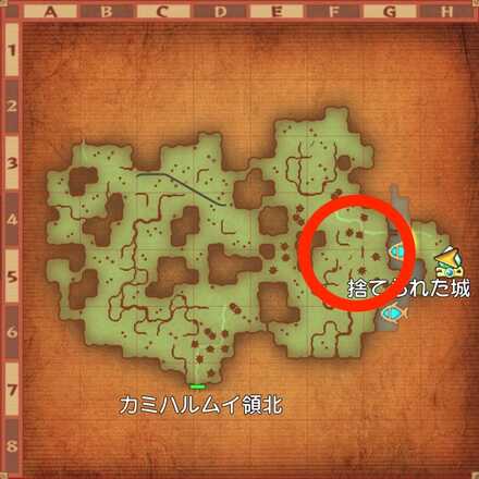 インキュバスの場所マップ