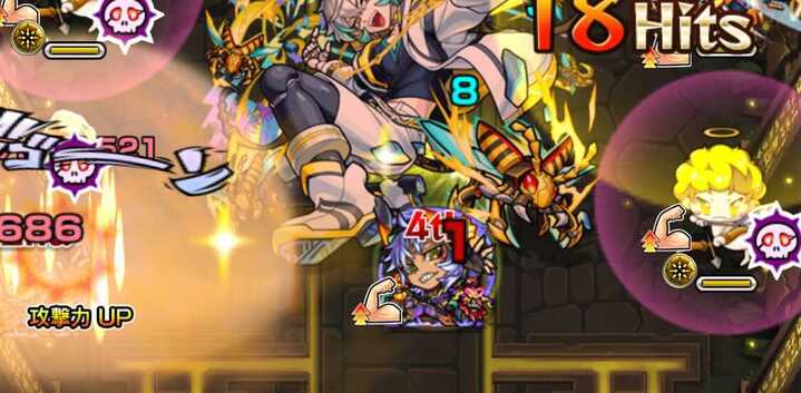 キラービーを倒すと属性LB内に攻撃アップフレアを放つ