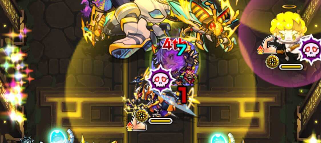 天使を処理して回復手段を確保