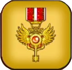 赤のキーエンブレム画像