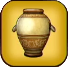 水の入ったツボ画像