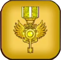 黃のキーエンブレム画像