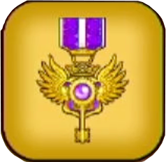 紫のキーエンブレム画像