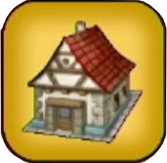 小さな民家の模型画像