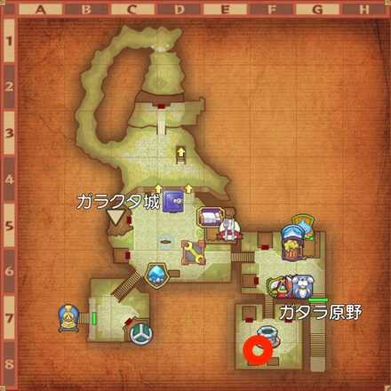 ピナッツの場所マップ